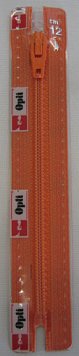 oranje rits niet deelbaar, 15 cm (0693)