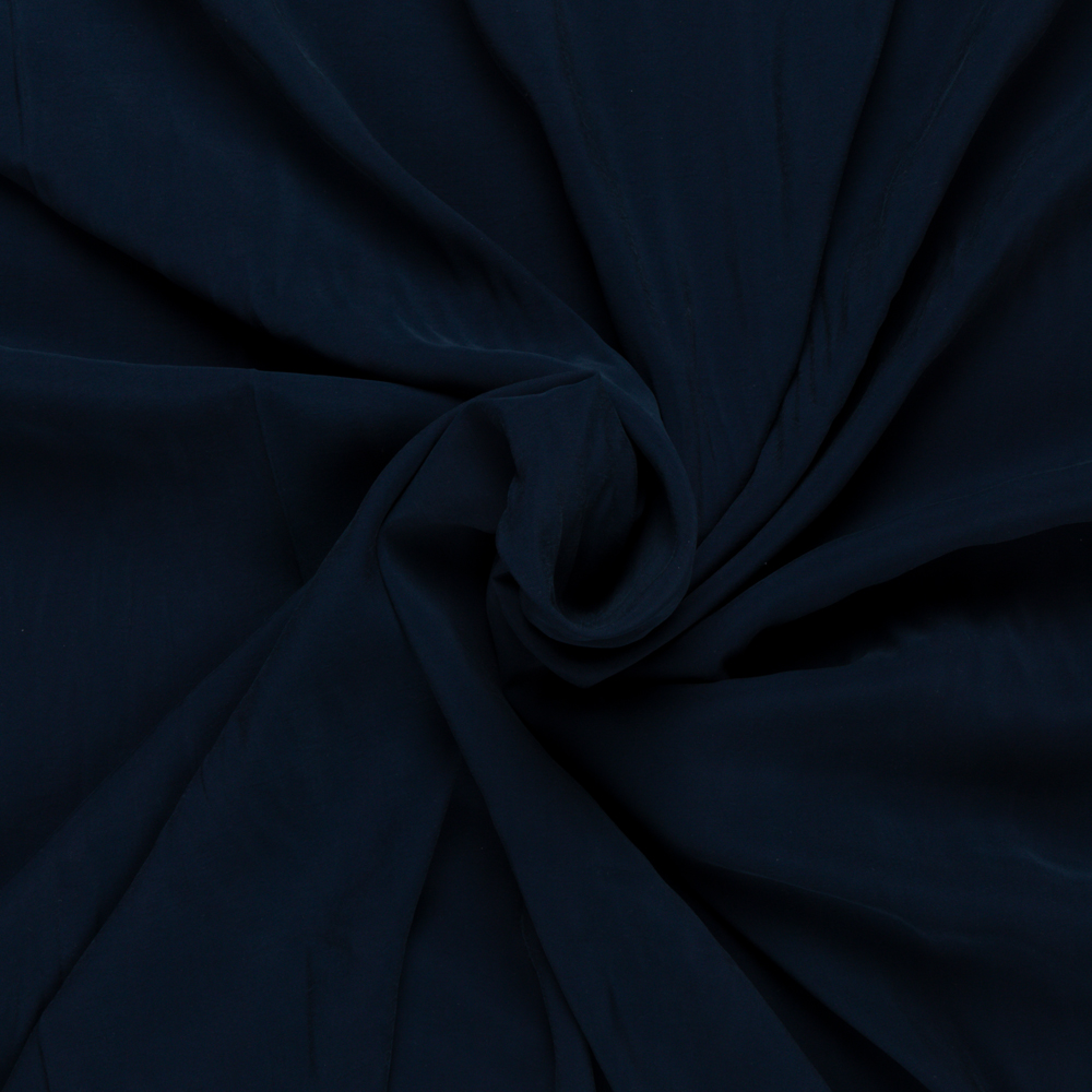 donker navy sanded viscose