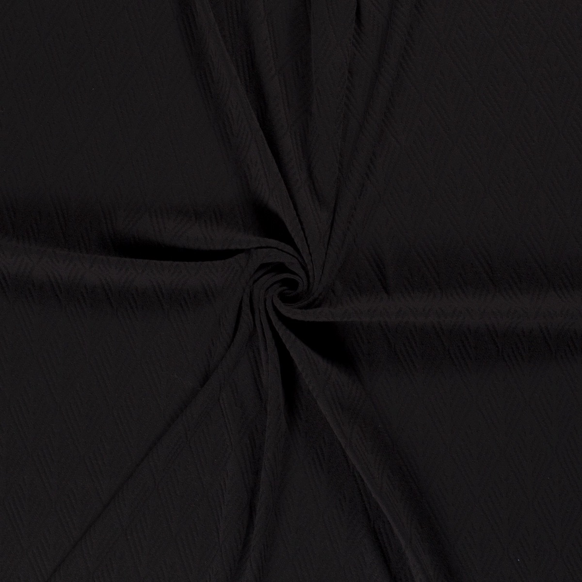 zwart stretch jacquard jersey