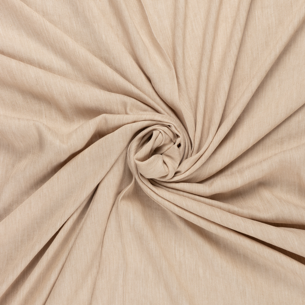 beige melee linnen viscose blend