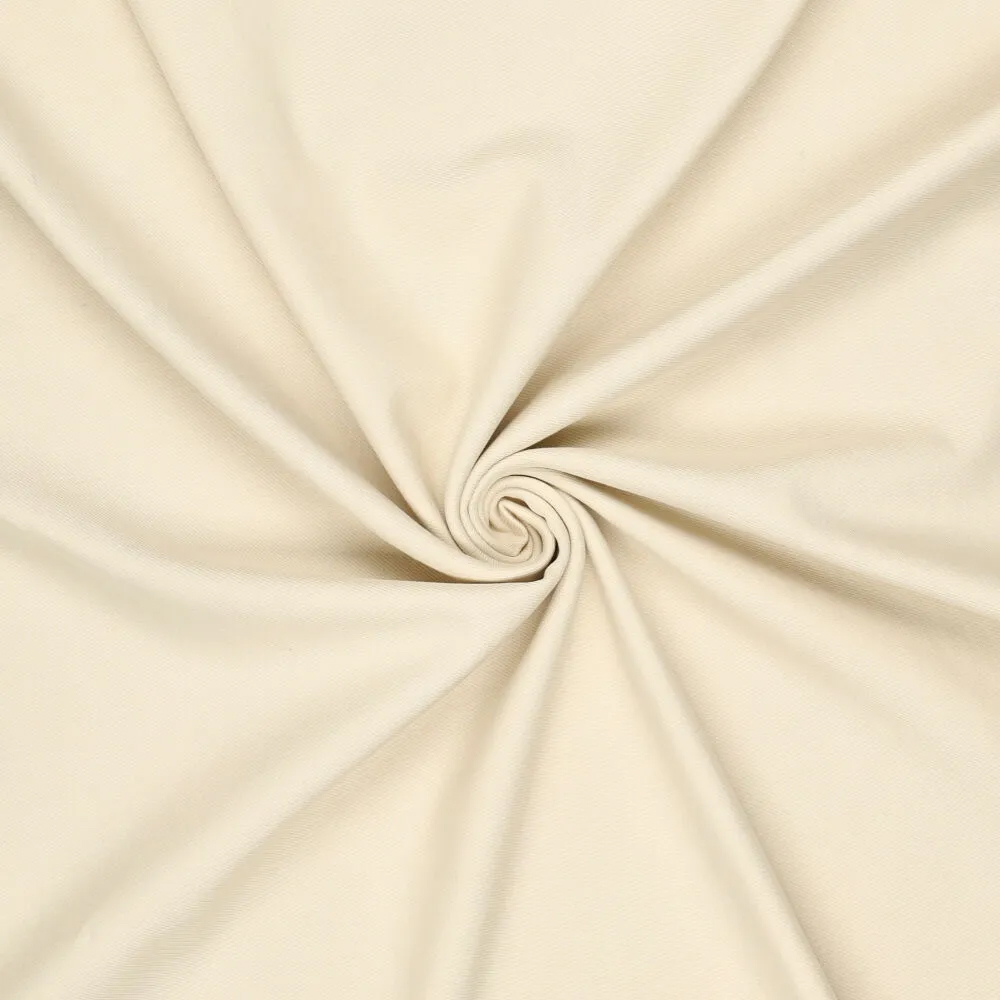 Donker beige lyocell katoen mix twill stof - tencel/lyocell Stoffen - beige - 145 cm breed