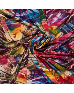 stretch tricot stof met inkjet print