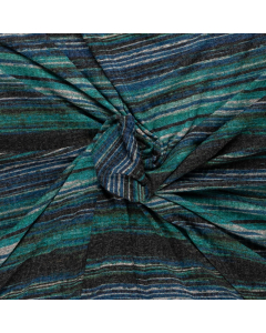 ribjersey stof met print