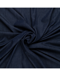 donker blauw lyocell jeans stof Italiaans import