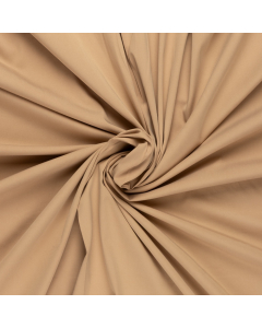 camel tencel katoen mix stof met stretch