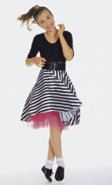 Böttger Stoffenwinkel - rock 'n' roll met petticoat (maat 104-164) Burda 2809 - burda2809