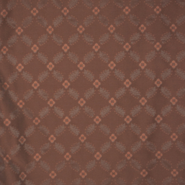 Böttger Stoffenwinkel - bruin jacquard fantasie geruit italiaans import - 42151