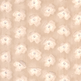 Böttger Stoffenwinkel - off white crepe chiffon brode de luxe - 46483