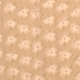 Böttger Stoffenwinkel - ecru crepe chiffon brode de luxe - 47009