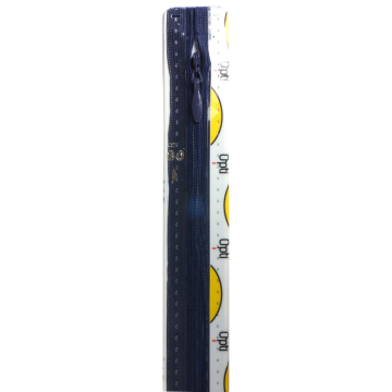 blinde rits donkerblauw