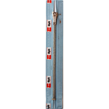 lichtblauwe rits - broeken - kleur 259