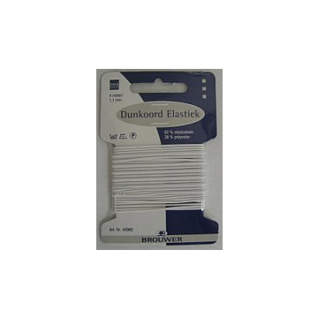 ReStyle Dunkoord Elastiek, 4m/1,4mm, wit