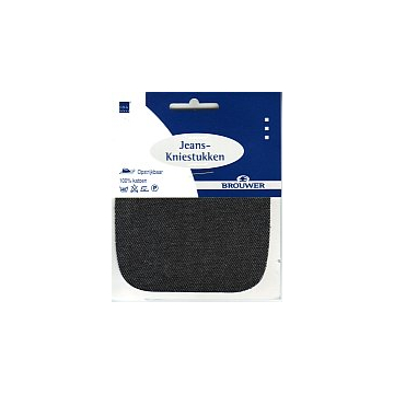 zwarte jeans kniestukken