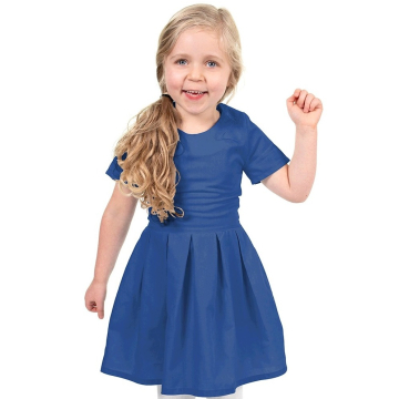 kobalt blauw poplin stof