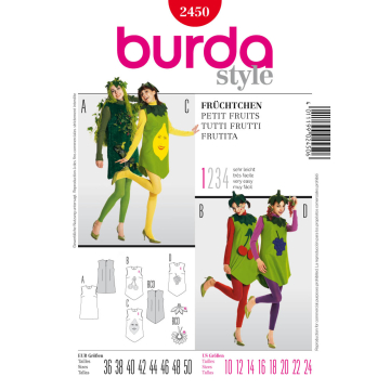 tutti frutti (maat 36-50) Burda 2450