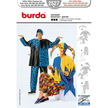 hofnar (34/36-50/52) Burda 2527