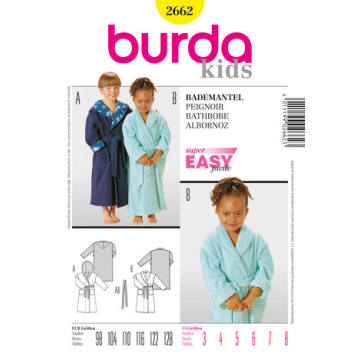 badjas (maat 98-128) Burda 2662