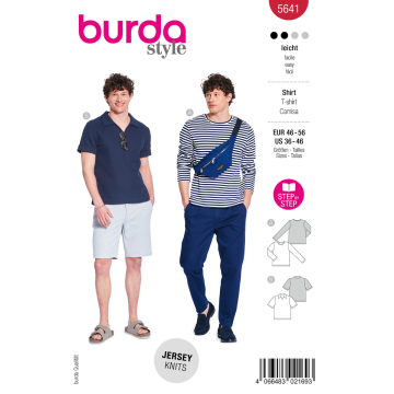 shirt (maat 46-56) Burda 5641