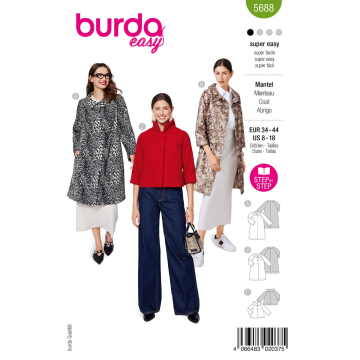jas (maat 34-44) Burda 5688