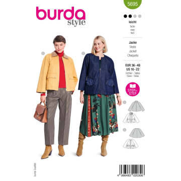 jasje (maat 36-48) Burda 5695