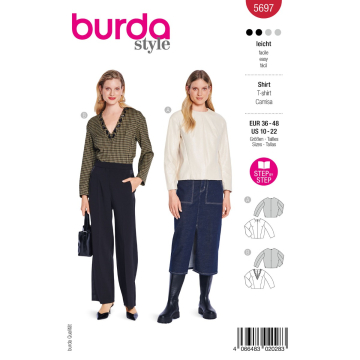 shirt (maat 36-48) Burda 5697