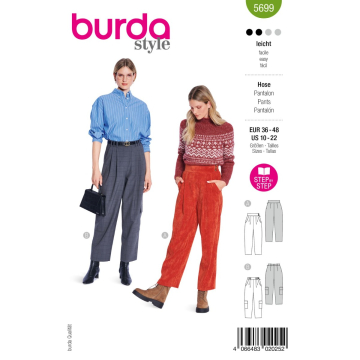 broek (maat 36-48) Burda 5699