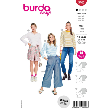 shirt (maat 34-44) Burda 5705