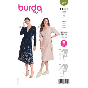 wikkeljurk (maat 34-44) Burda 5933