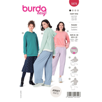 sweater (maat 34-48) Burda 5979