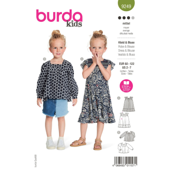 jurkje en tuniek (maat 92-122) Burda 9249