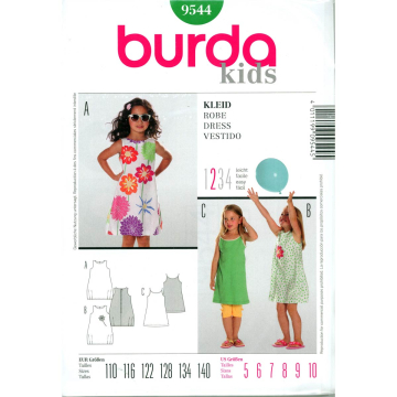 jurkje (maat 110-140) Burda 9544