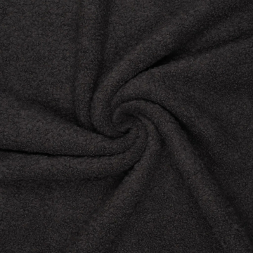 Antraciet grijs wol blend teddy