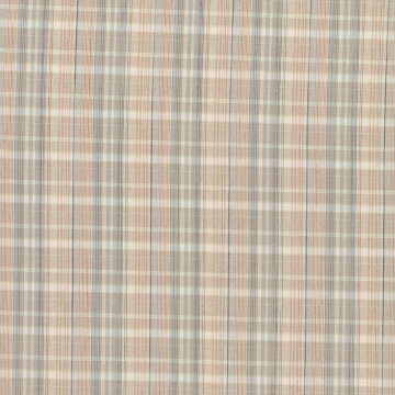 beige geruit katoenen denim stof