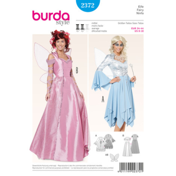 elf, fee en nimf (maat 34-44) Burda 2372