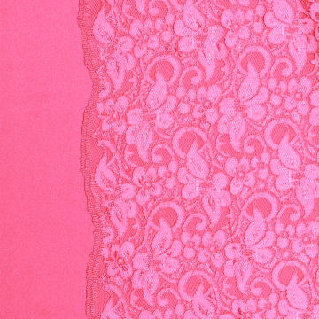 fuchsia viscose kant