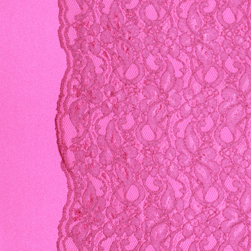 cerise viscose kant