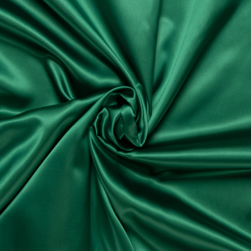warm groen satijn voering 
