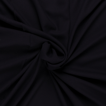donkerblauw wol terlenka crepe