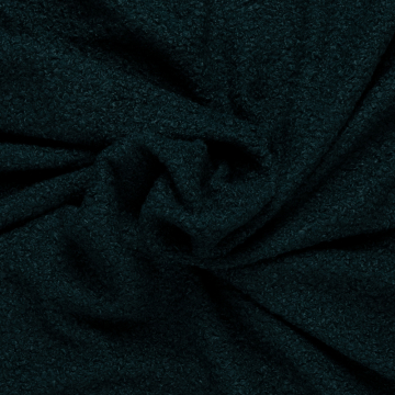 petrol mohair bouclé look