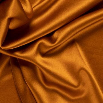 oker stretch zijde crepe satijn Italiaans import