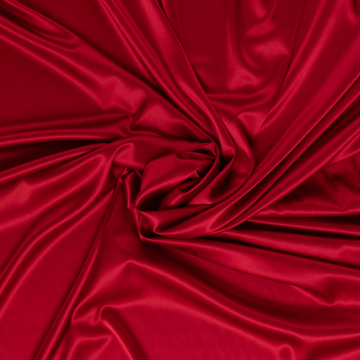 rood stretch zijde crepe satijn Italiaans import