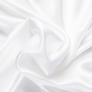 wit stretch crepe reversible satijn Italiaans import