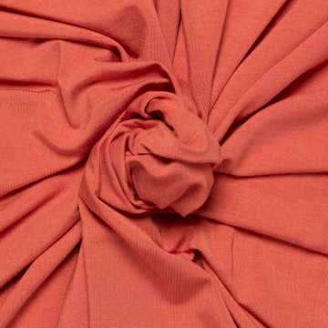 spicy oudroze stretch tricot van bamboe