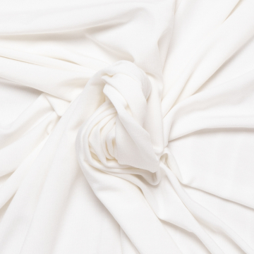 wit stretch tricot van bamboe