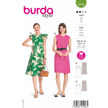 zomerjurk (maat 34-44) Burda 5719