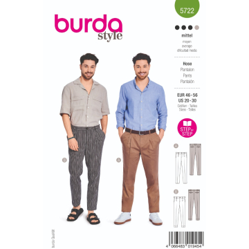 broek (maat 46-56) Burda 5722