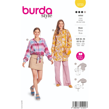blouse en jasje (maat 36-48) Burda 5723