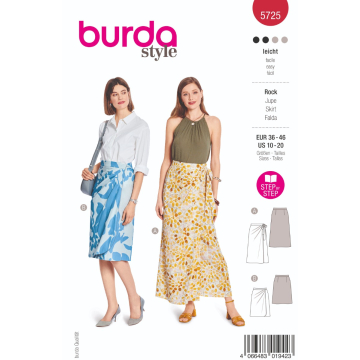 rok (maat 36-46) Burda 5725