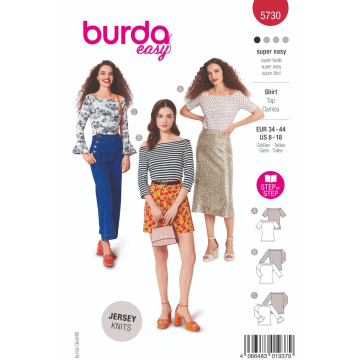 shirt (maat 34-44) Burda 5730