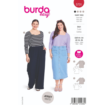 shirt (maat 44-54) Burda 5731
